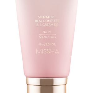 Missha BB krēms mitrinošs SPF30 PA++ tonālais krēms dabīgs tonis antioksidanti hialuronskābe žeņšeņa ekstrakts grumbu izlīdzināšana ādas barošana UV aizsardzība 12 stundu noturība