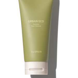THE SAEM Urban Eco Harakeke Foam Cleanser sejas mazgāšanas putas mitrinošas attīrošas Jaunzēlandes lins hialuronskābe poru attīrīšana Korejas kosmētika jutīgai ādai sejas kopšana