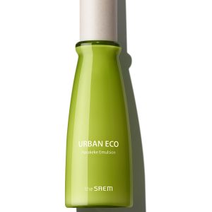 The Saem Urban Eco Harakeke Emulsion mitrinoša emulsija Jaunzēlandes lins manuka medus portulaka ekstrakts alveja antioksidants pretiekaisuma sejas kopšana mitrināšana ādas elastība kosmetika