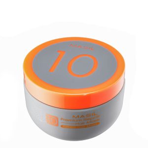 Masil 10 Premium Repair Hair Mask atjaunojoša matu maska bojāti mati proteīni aminoskābes argana eļļa mitrināšana elastība matu spīdums matu stiprināšana matu kopšana