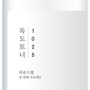Round Lab 1025 Dokdo Toner toniks pīlings jūras ūdens pantenols alantoīns AHA BHA enzīmi mitrināšana poru attīrīšana sebuma regulēšana ādas kopšana sausai ādai