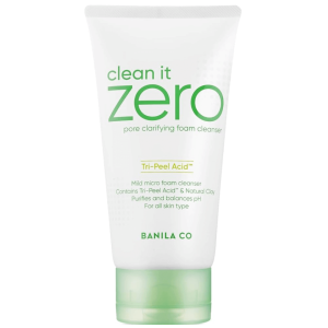 BANILA CO Foam Cleanser Clean It Zero Pore Clarifying attīrošas putas problemātiskai ādai, 150ml.