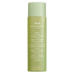 Abib Heartleaf Calming Toner Skin Booster nomierinošs toniks ar hauttuynia ekstraktu, 200ml.