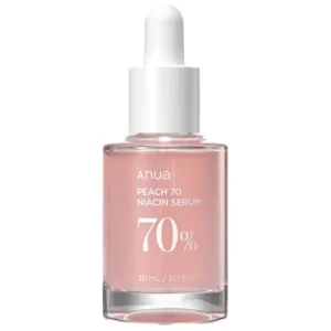 Anua Peach 70% Niacin Serum persiku serums poru un pigmentācijas mazināšanai
