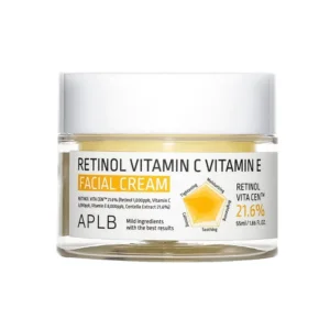 APLB Retinol Vitamin C Vitamin E Facial Cream sejas krēms mirdzumam un jaunībai