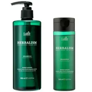 Lador Herbalism Shampoo bezsulfātu augu šampūns ar aminoskābēm pret matu izkrišanu un galvas ādas nomierināšanai