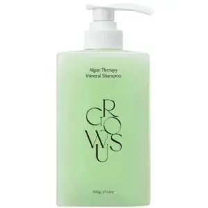 GROWUS Algae Therapy Mineral Shampoo minerālu šampūna pudele ar jūras aļģu ekstraktu